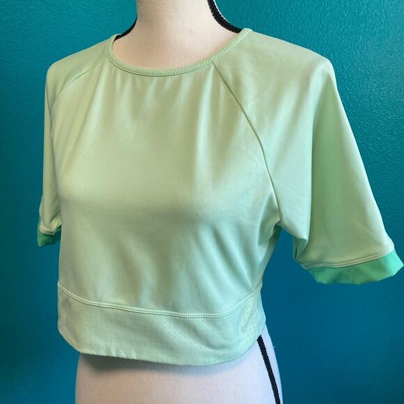 Fabletics Avah Color Block Athletic Crop Top Women's XXL - Picture 6 of 8